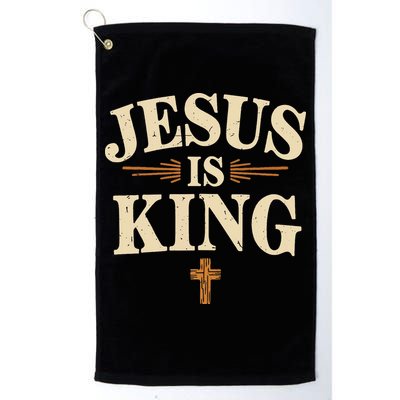 Jesus King Christian Best Godson Ever Golf Towel