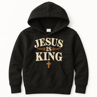 Jesus King Christian Best Godson Ever Kids Hoodie