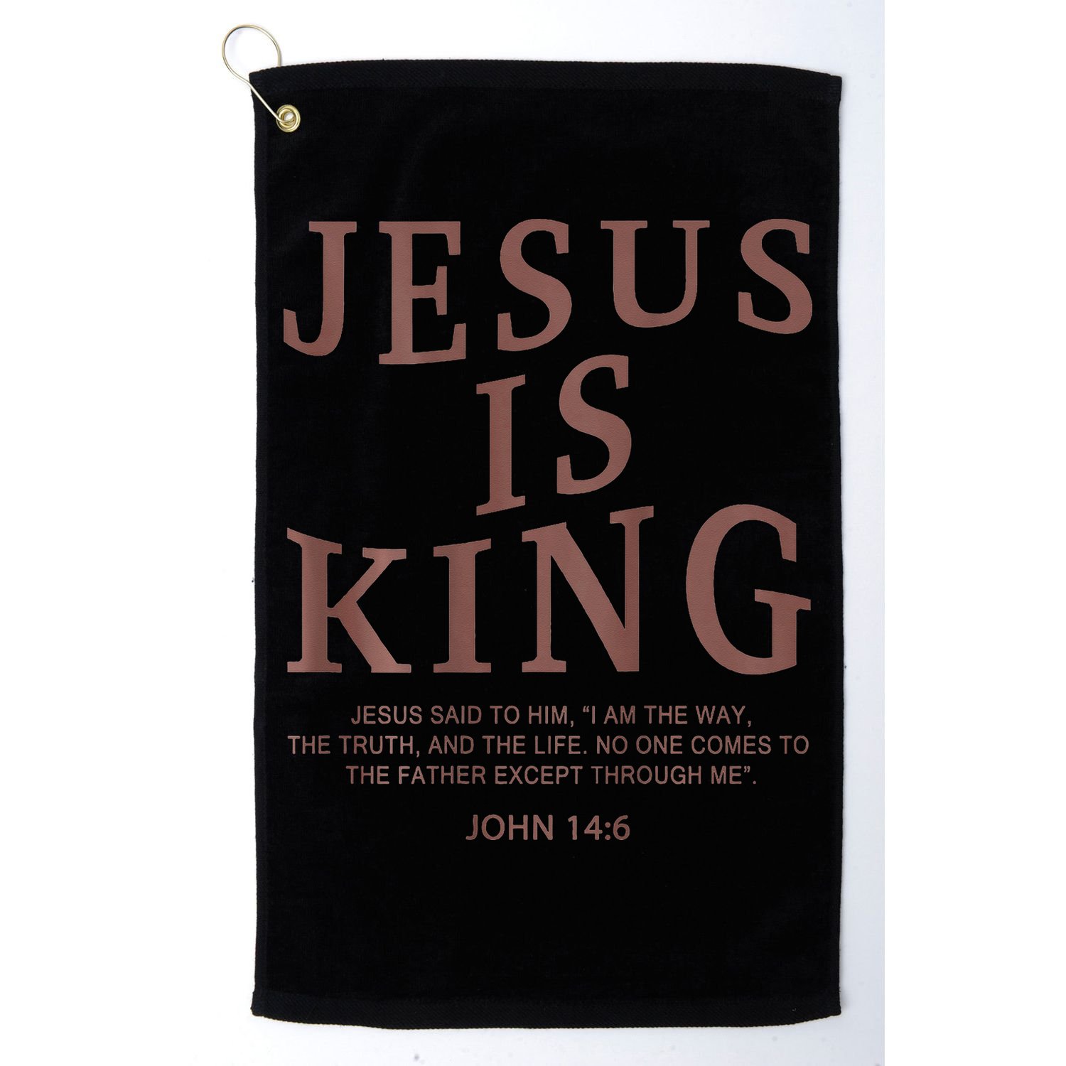 Jesus King Christian Teen Girl God Good Son Brother Golf Towel