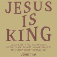 Jesus King Christian Teen Girl God Good Son Brother Button