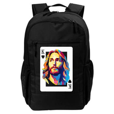 Jesus King Card Christian Backpack
