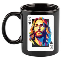Jesus King Card Christian 11oz C Handle Ceramic Mug