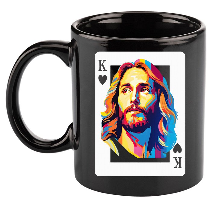 Jesus King Card Christian 11oz C Handle Ceramic Mug