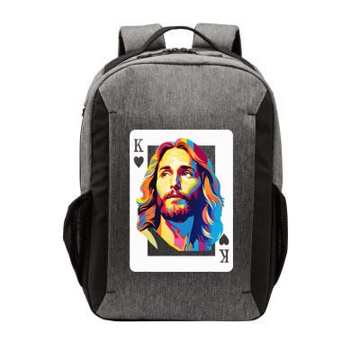 Jesus King Card Christian Vector Backpack