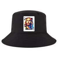 Jesus King Card Christian Cool Comfort Performance Bucket Hat