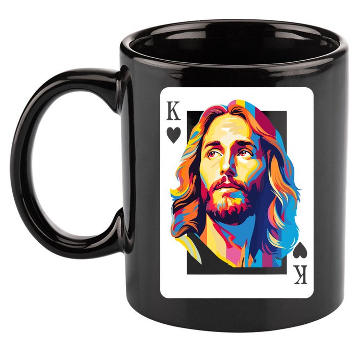 Jesus King Card Christian 11oz C Handle Ceramic Mug