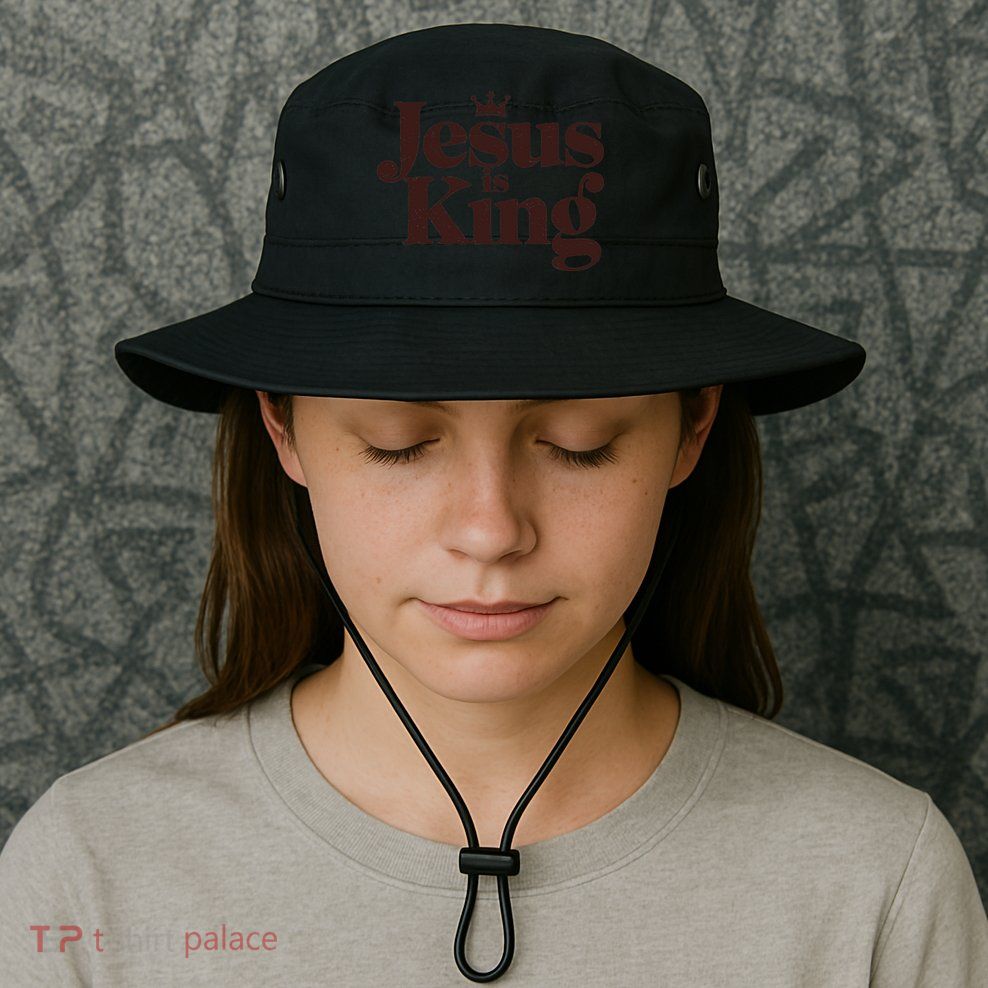 Jesus King Christian Best Godson Everer Bucket Hat