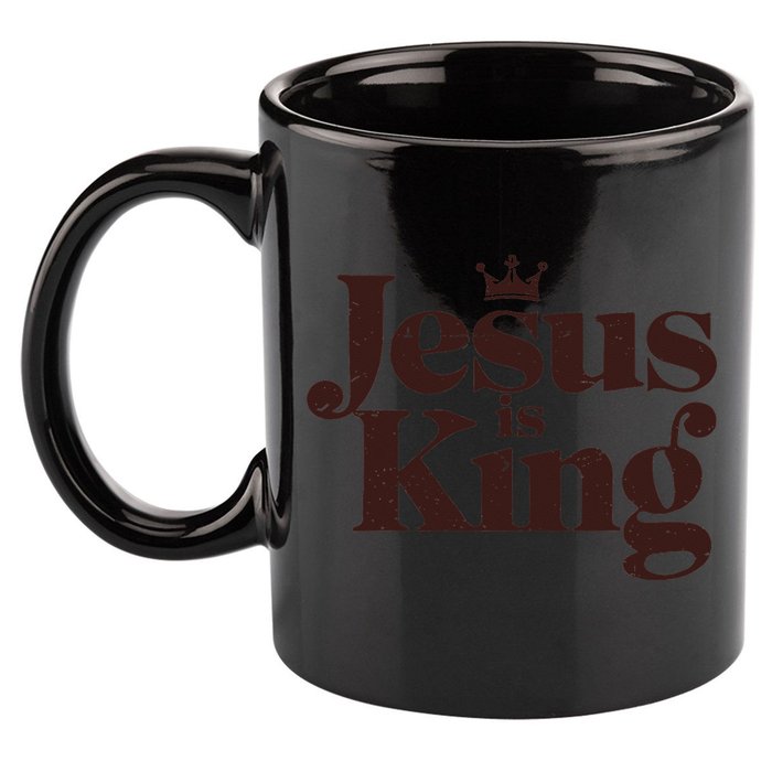Jesus King Christian Best Godson Everer 11oz C Handle Ceramic Mug