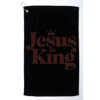 Jesus King Christian Best Godson Everer Golf Towel