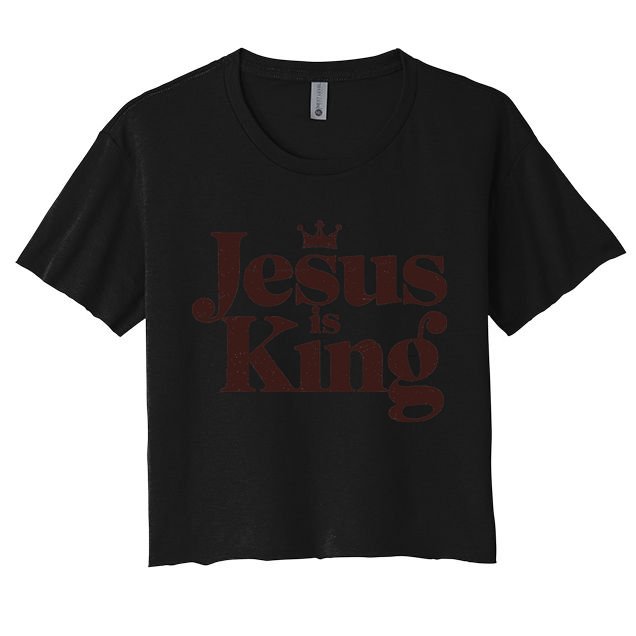 Jesus King Christian Best Godson Everer Crop Top