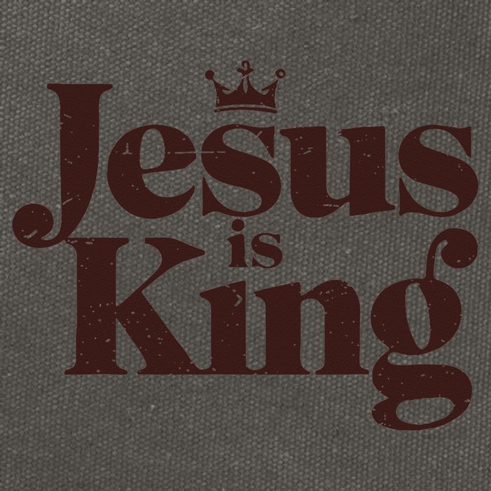 Jesus King Christian Best Godson Everer Cotton Canvas Backpack