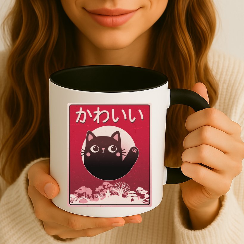 Japanese Kawaii Cute Neko Cat Mug