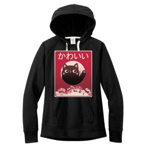 Japanese Kawaii Cute Neko Cat Women's Fleece Hoodie