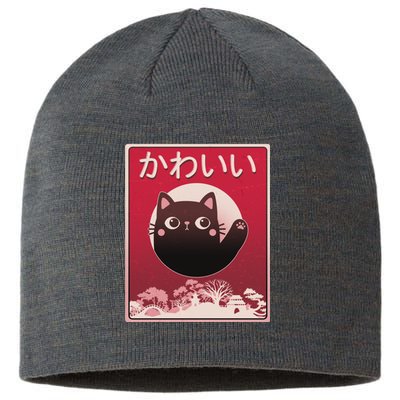 Japanese Kawaii Cute Neko Cat Sustainable Beanie