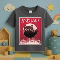 Japanese Kawaii Cute Neko Cat Toddler T-Shirt