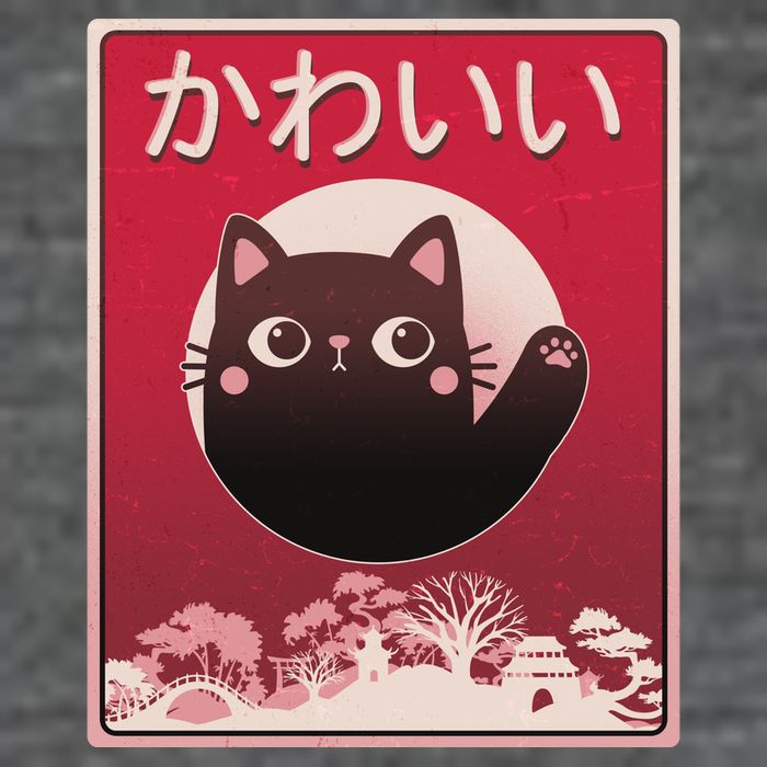 Japanese Kawaii Cute Neko Cat Toddler T-Shirt