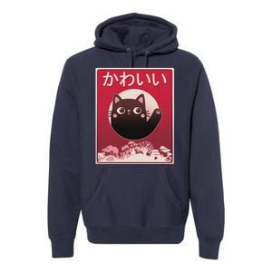 Japanese Kawaii Cute Neko Cat Premium Hoodie