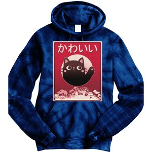 Japanese Kawaii Cute Neko Cat Tie Dye Hoodie