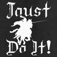 Jousting Knight Do It Ren Faire Renaissance Festival Garment-Dyed Fleece Hoodie