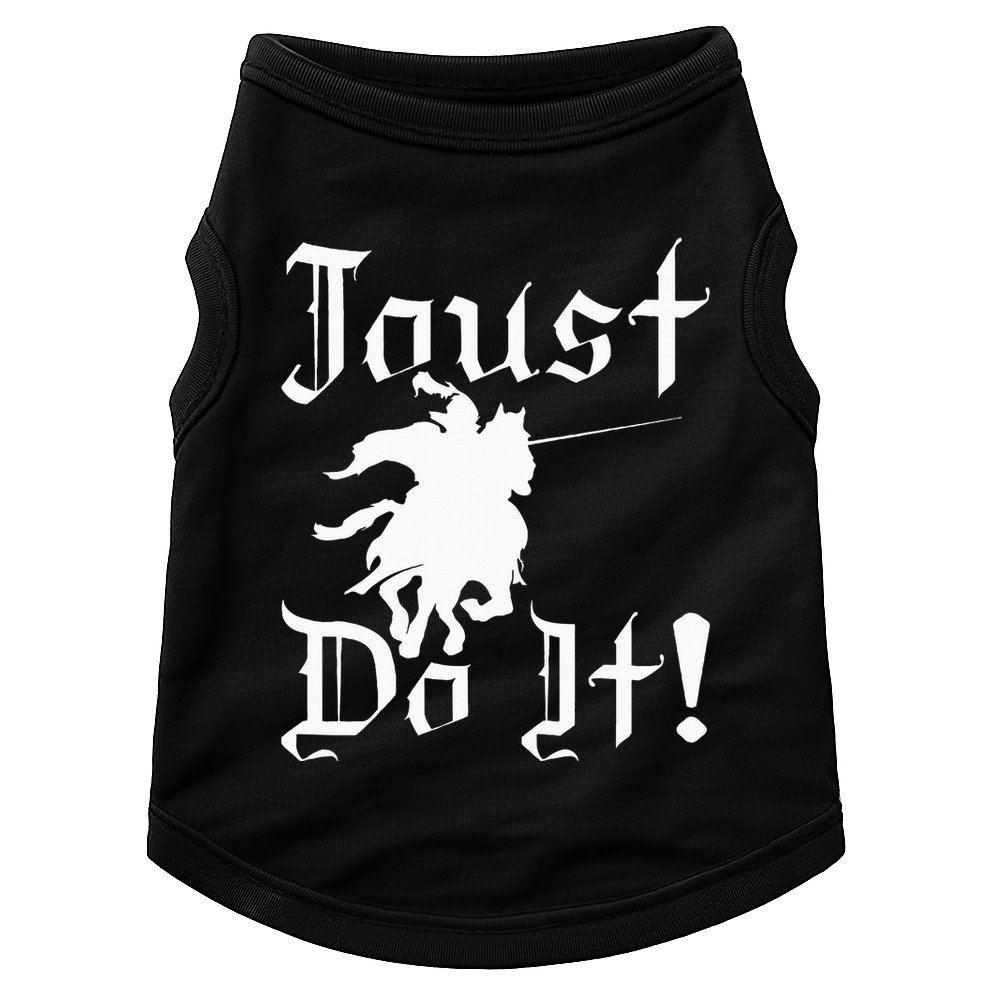 Jousting Knight Do It Ren Faire Renaissance Festival Doggie Tank