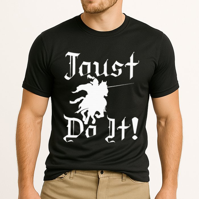 Jousting Knight Do It Ren Faire Renaissance Festival Cooling Performance Crew T-Shirt