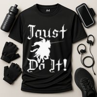 Jousting Knight Do It Ren Faire Renaissance Festival Cooling Performance Crew T-Shirt