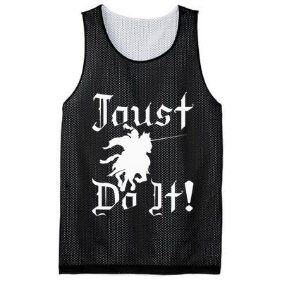 Jousting Knight Do It Ren Faire Renaissance Festival Mesh Reversible Basketball Jersey Tank