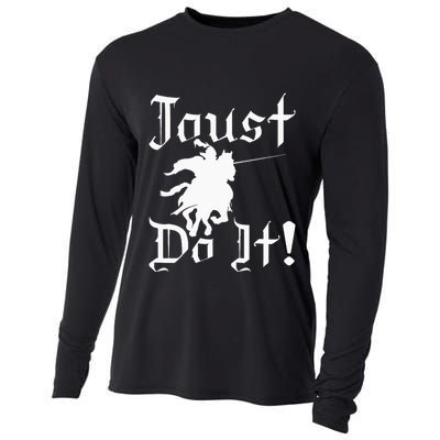 Jousting Knight Do It Ren Faire Renaissance Festival Cooling Performance Long Sleeve Crew