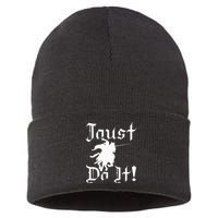 Jousting Knight Do It Ren Faire Renaissance Festival Sustainable Knit Beanie