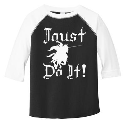 Jousting Knight Do It Ren Faire Renaissance Festival Toddler Fine Jersey T-Shirt