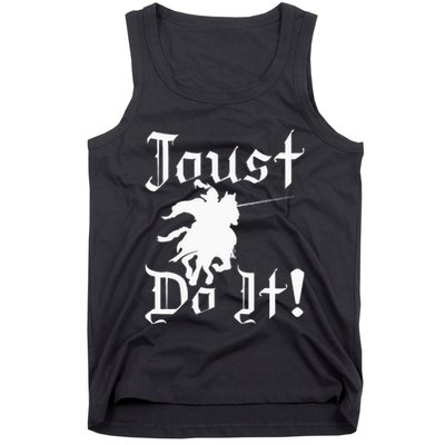 Jousting Knight Do It Ren Faire Renaissance Festival Tank Top
