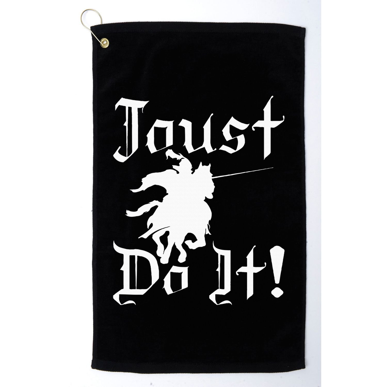 Jousting Knight Do It Ren Faire Renaissance Festival Golf Towel