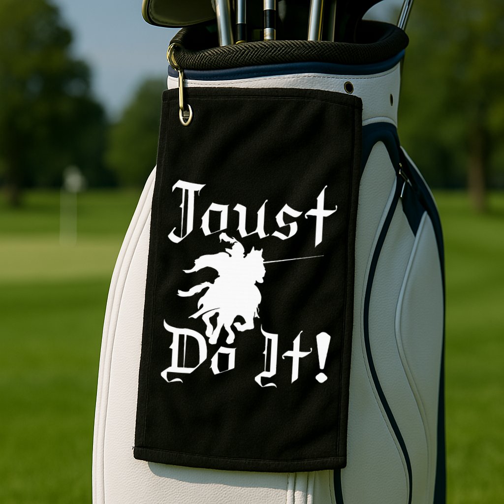 Jousting Knight Do It Ren Faire Renaissance Festival Golf Towel
