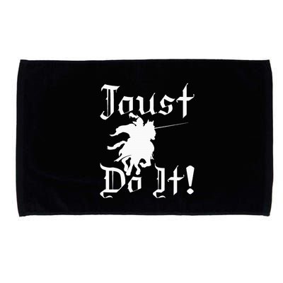 Jousting Knight Do It Ren Faire Renaissance Festival Microfiber Hand Towel