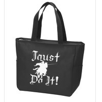 Jousting Knight Do It Ren Faire Renaissance Festival Zip Tote Bag