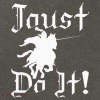 Jousting Knight Do It Ren Faire Renaissance Festival Cotton Canvas Backpack
