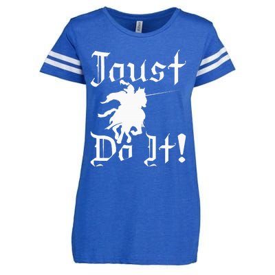 Jousting Knight Do It Ren Faire Renaissance Festival Enza Ladies Jersey Football T-Shirt