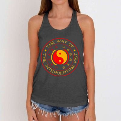 Jeet Kune Do The Way Of The Intercepting Fist Seal Jkd Women's Knotted Racerback Tank