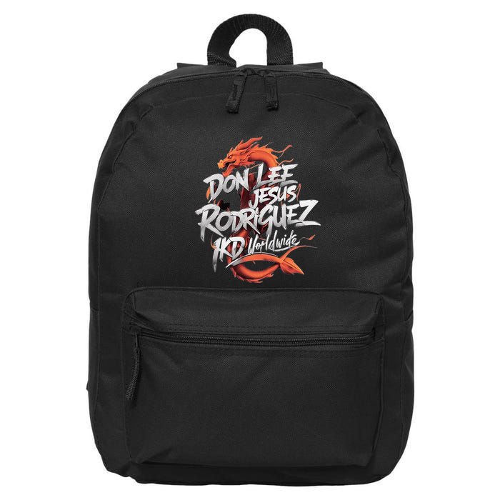 Jeet Kune Do Jkd Mixed Martial Arts Don Lee Jesus Rodriguez 16 in Basic Backpack