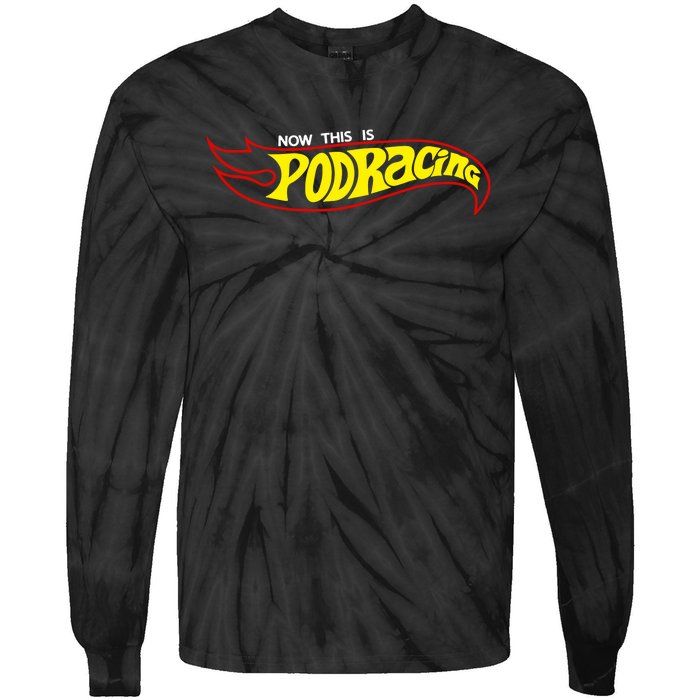 Jedi Kaylin Embroidery Now This Is Podracing Tie-Dye Long Sleeve Shirt