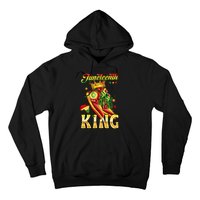 Juneteenth King Funny Shoe Steppin Into Juneteenth Black King Hoodie