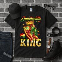 Juneteenth King Funny Shoe Steppin Into Juneteenth Black King Tall T-Shirt