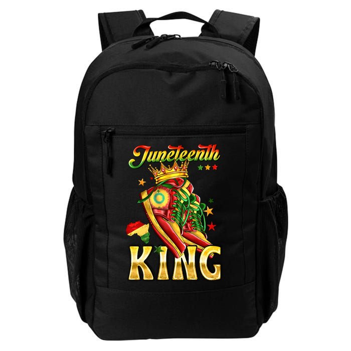 Juneteenth King Funny Shoe Steppin Into Juneteenth Black King Backpack