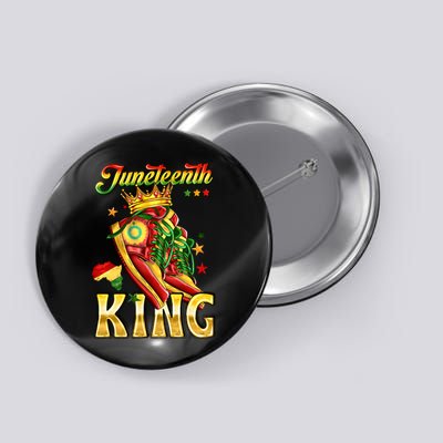 Juneteenth King Funny Shoe Steppin Into Juneteenth Black King Button