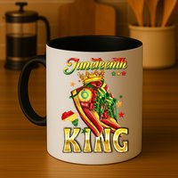 Juneteenth King Funny Shoe Steppin Into Juneteenth Black King Mug