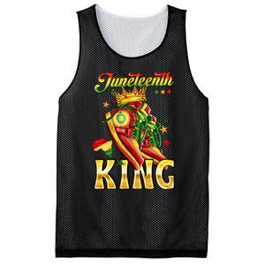 Juneteenth King Funny Shoe Steppin Into Juneteenth Black King Mesh Reversible Basketball Jersey Tank