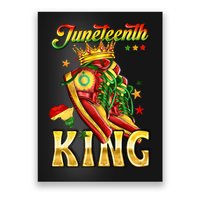 Juneteenth King Funny Shoe Steppin Into Juneteenth Black King Poster