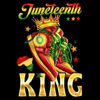Juneteenth King Funny Shoe Steppin Into Juneteenth Black King Poster