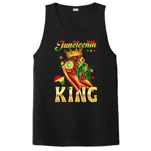 Juneteenth King Funny Shoe Steppin Into Juneteenth Black King PosiCharge Competitor Tank