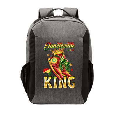 Juneteenth King Funny Shoe Steppin Into Juneteenth Black King Vector Backpack
